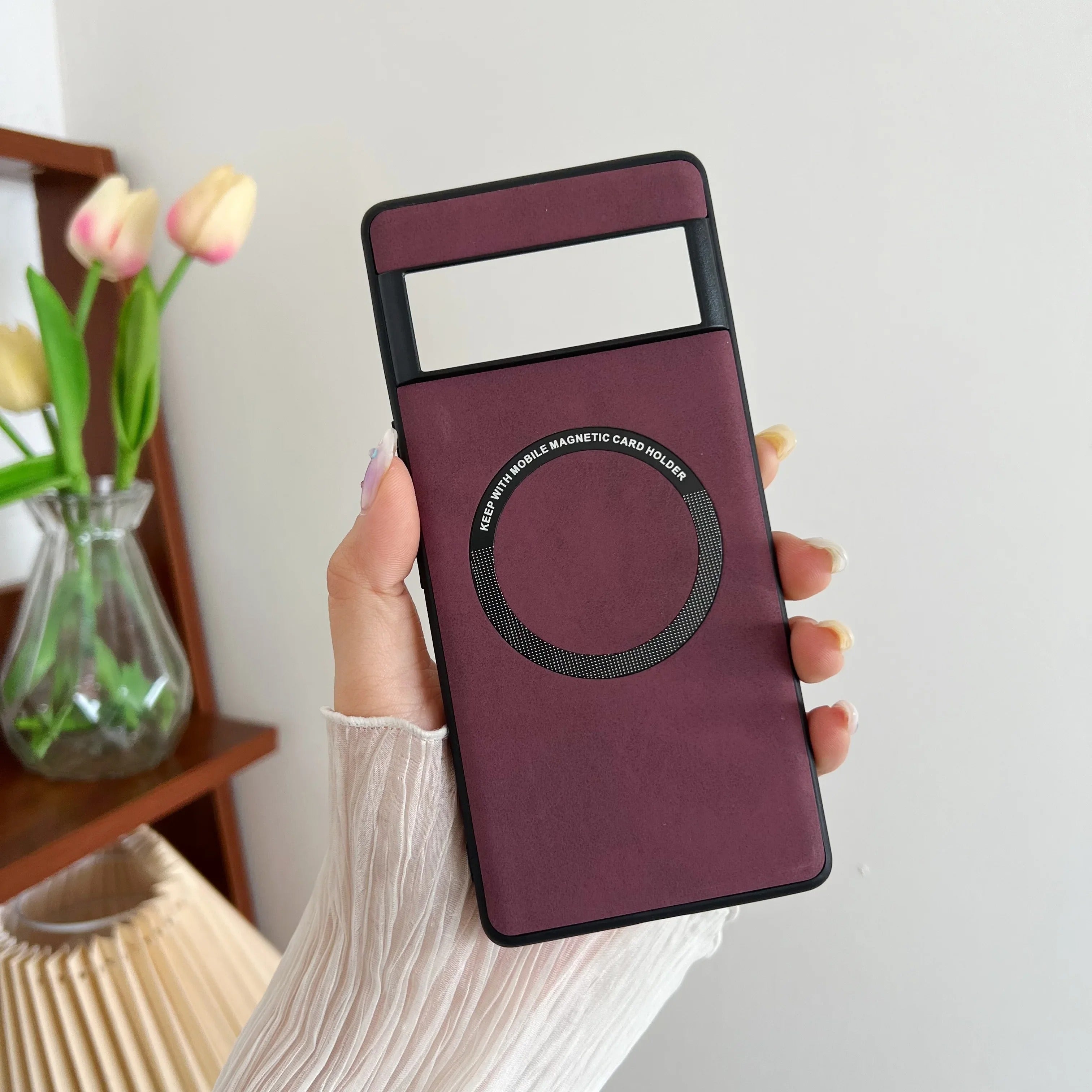 Google Vintage Lederhülle | "Caroline"