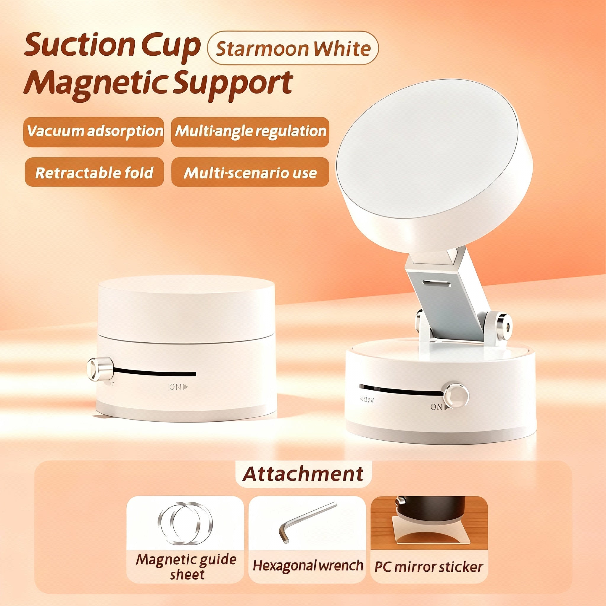 Vacuum Magnetic Foldable Phone Holder