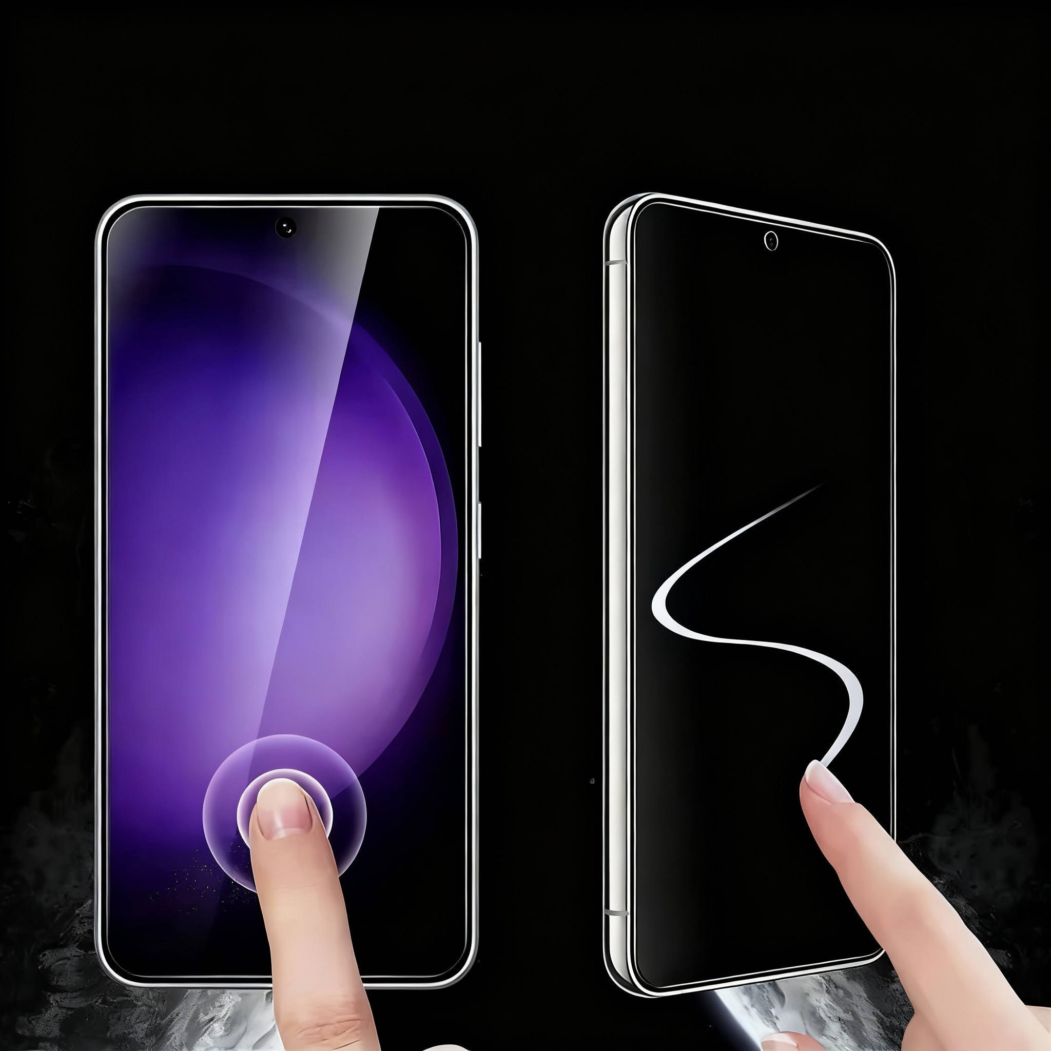 Samsung Sichtschutz- und Anti-Spionage-Displayschutzfolie