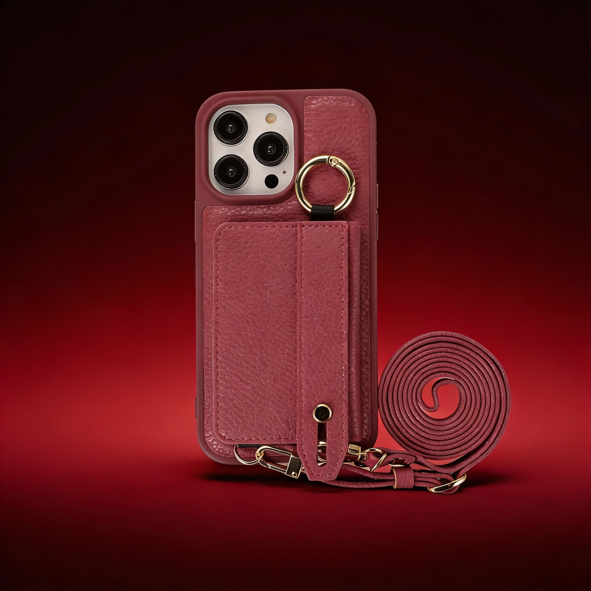 Crossbody Wallet Leather Phone Case