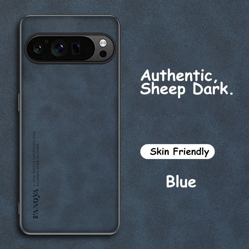 Sheepskin PU Leather Pixel Case