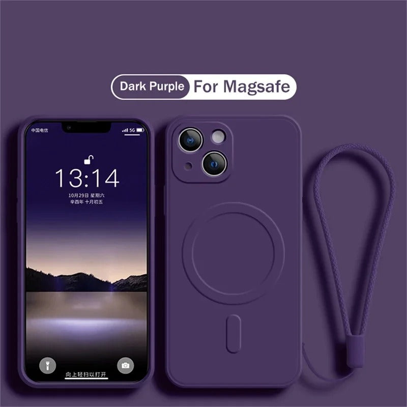 MagSafe Silicone Wrist Phone Case