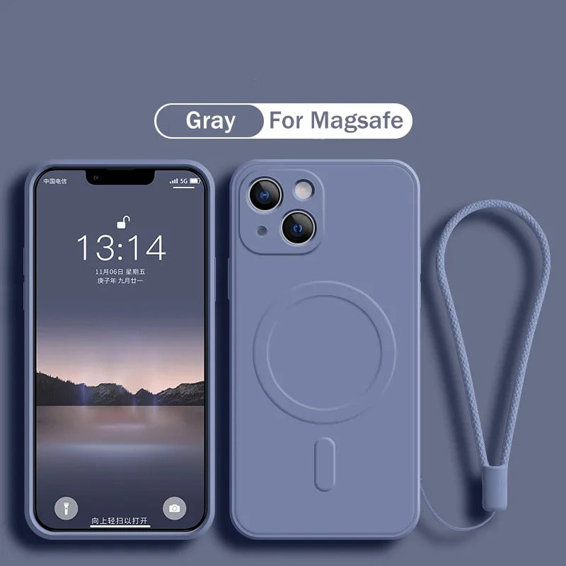 MagSafe Silicone Wrist Phone Case