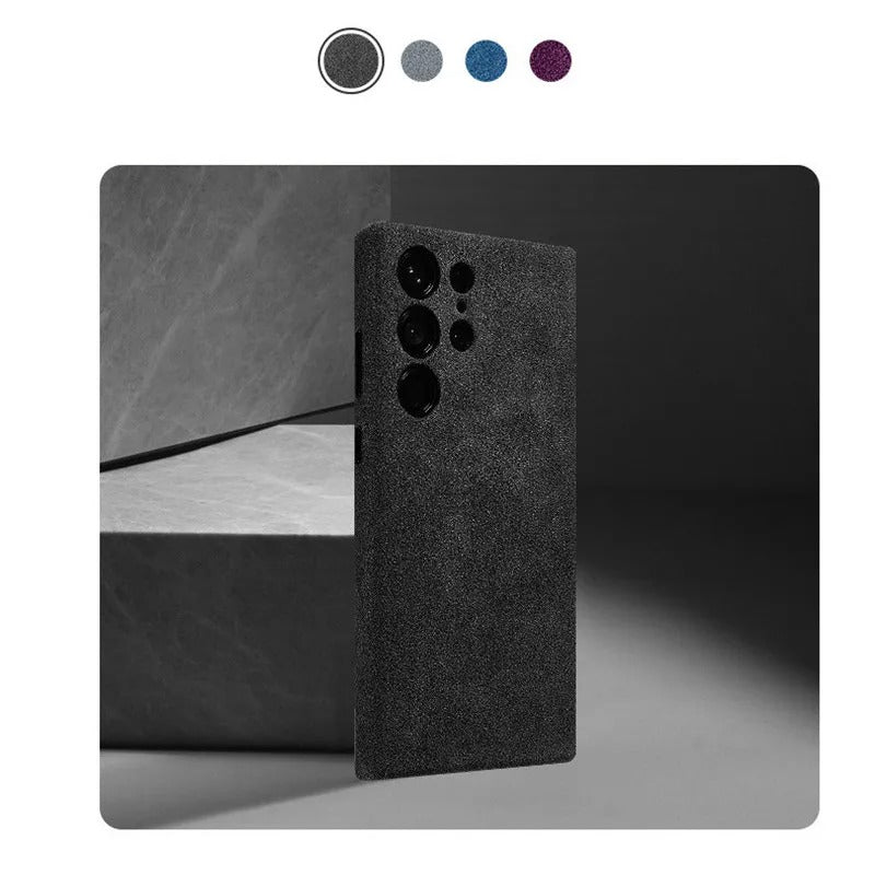 Magnetisches Wildlederetui