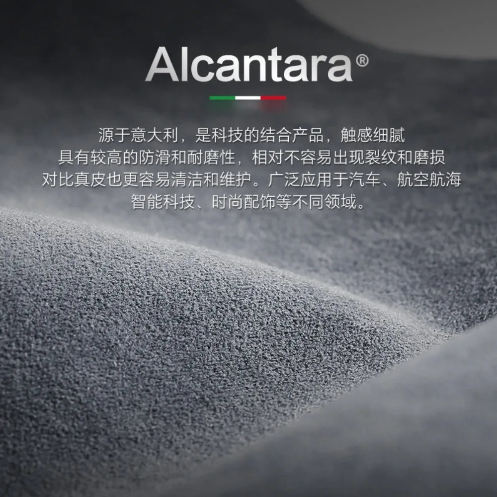 Italienische Alcantara MagSafe Brieftaschenhülle