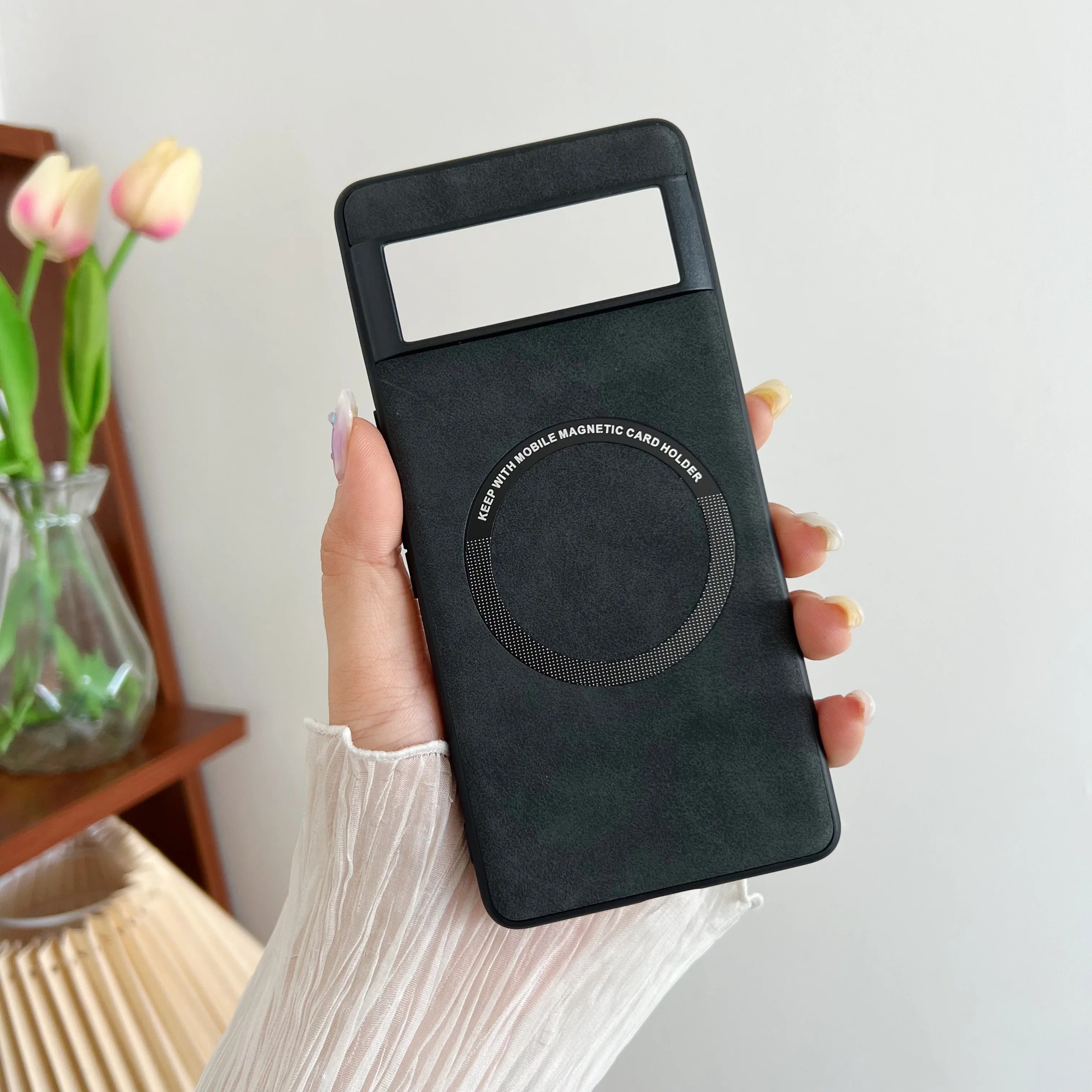 Google Vintage Lederhülle | "Caroline"