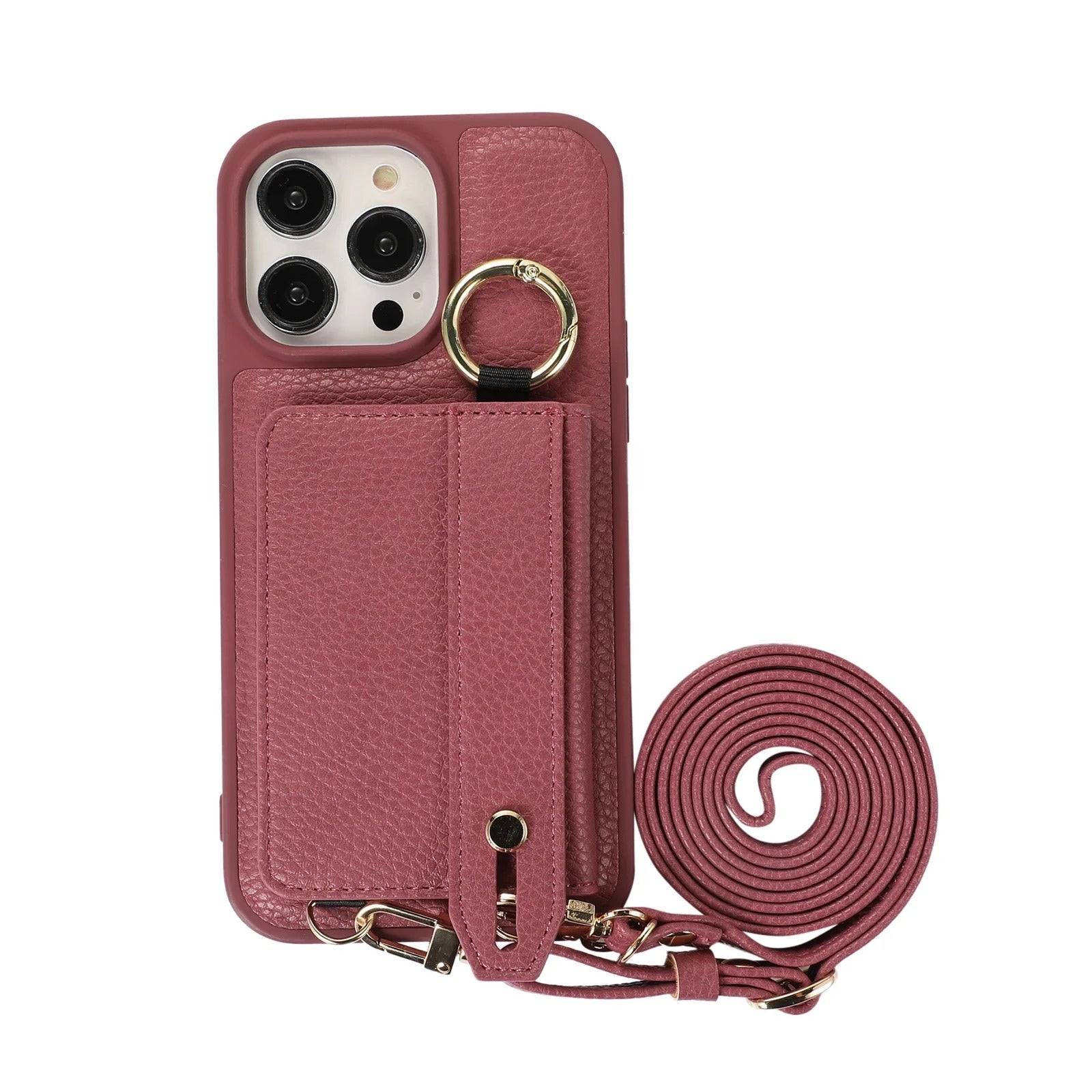 Crossbody Wallet Leather Phone Case