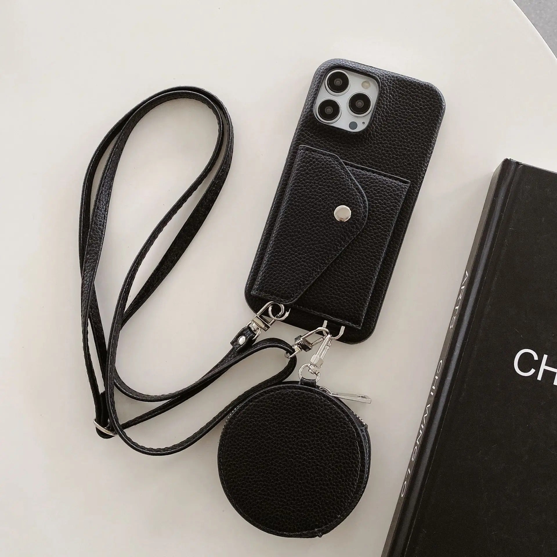 Umhängetasche/Geldbörse für iPhone 16