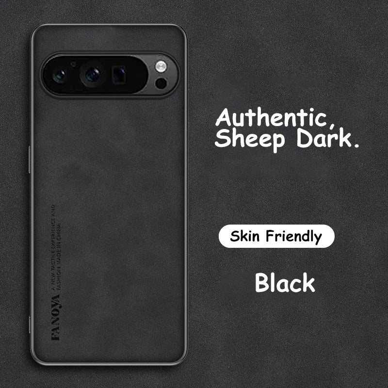 Sheepskin PU Leather Pixel Case