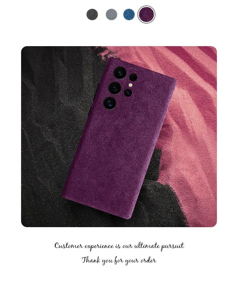 Magnetisches Wildlederetui