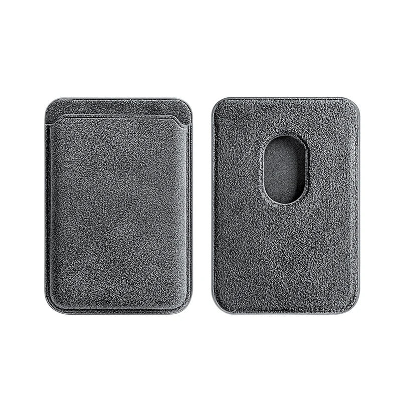 Italienische Alcantara MagSafe Brieftaschenhülle