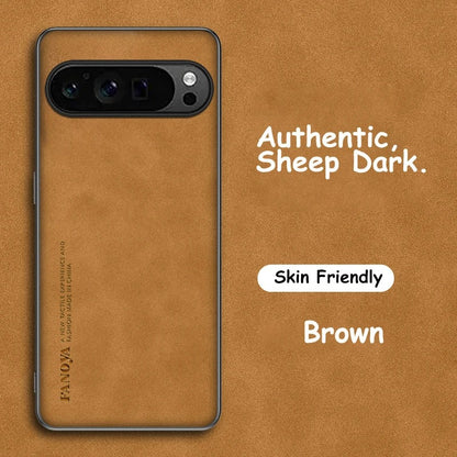 Sheepskin PU Leather Pixel Case