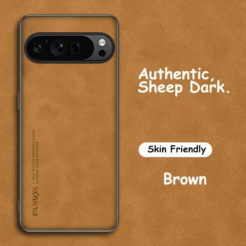 Pixel-Hülle aus Schafsleder-PU-Leder