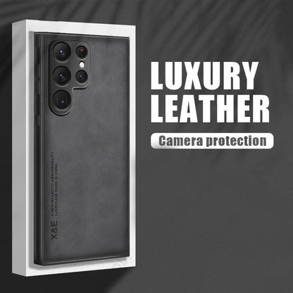 Sheepskin Magnetic Leather Case