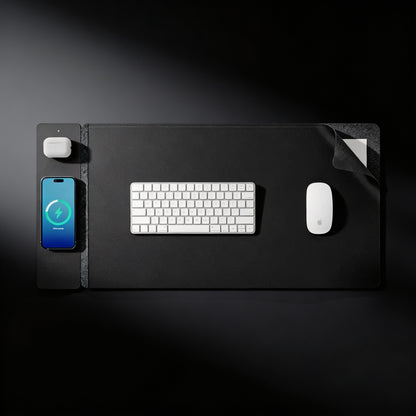 Magnetic Gaming Mouse Pad with Wireless Charging