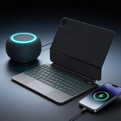 GOOOJODOQ Ultradünne Magic-Tastatur für iPad