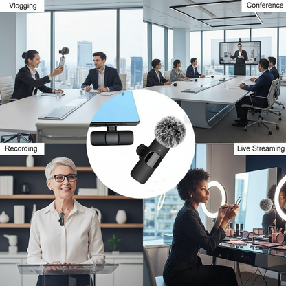 Drahtloses Lavalier-Mini-Mikrofon