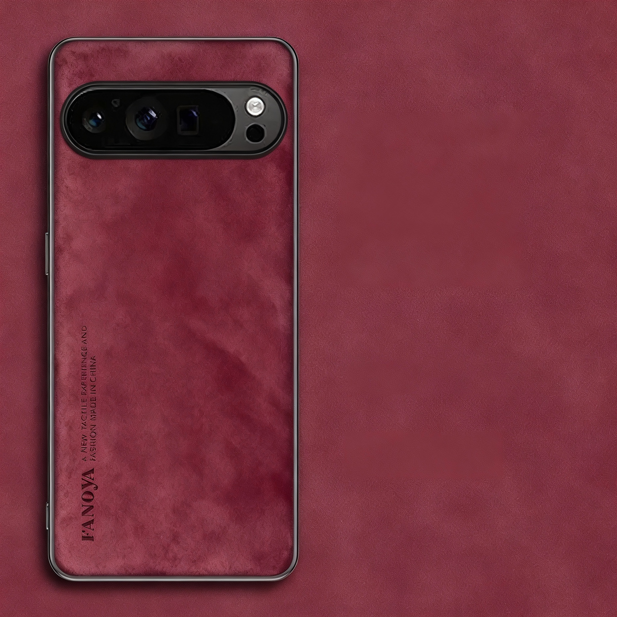 Pixel-Hülle aus Schafsleder-PU-Leder