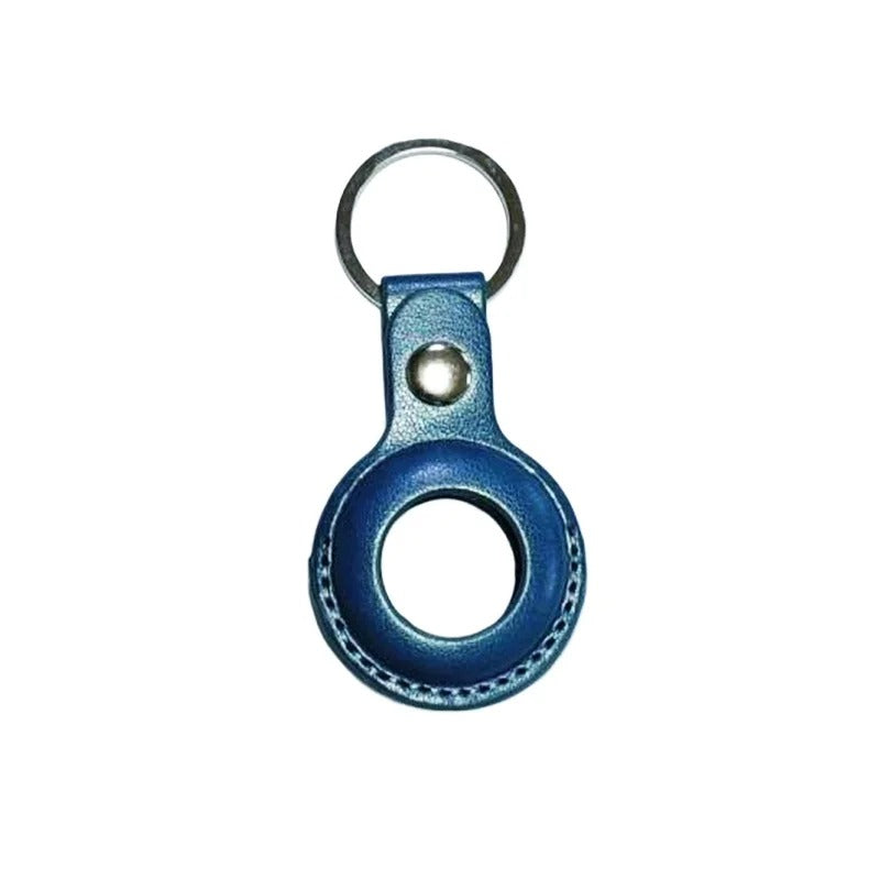 Airtag-Etui aus PU-Leder mit Schlüsselanhänger