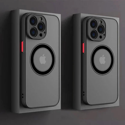 Luxury Matte Armor MagSafe Case