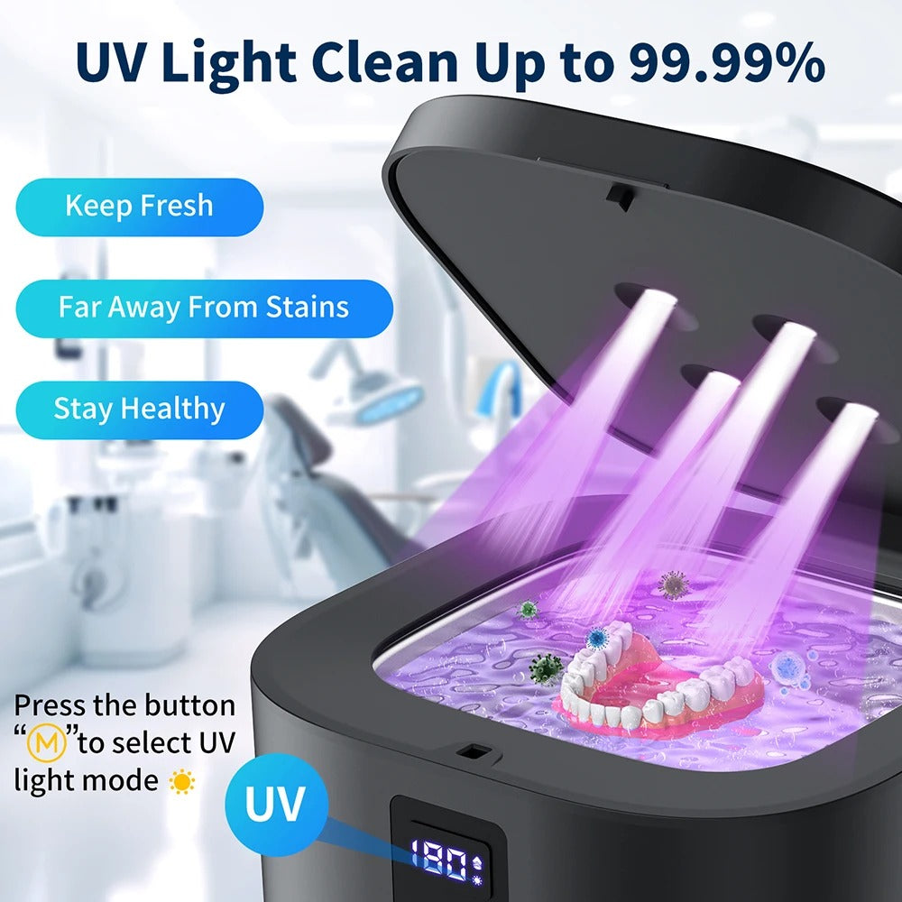 KUNPHY Ultrasonic Cleaner with UV Light