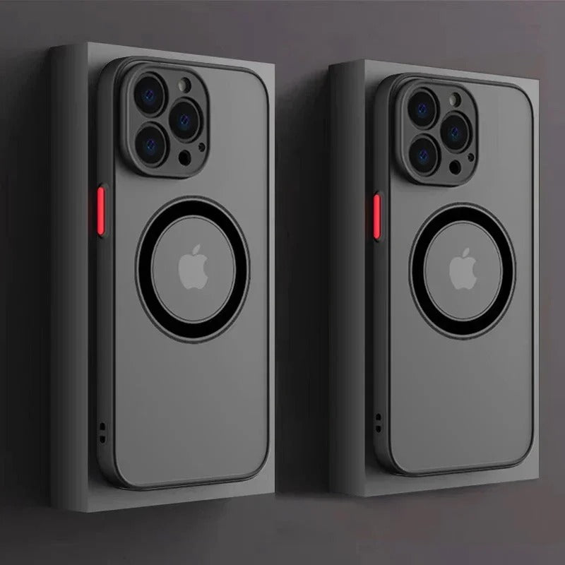 Luxury Matte Armor MagSafe Case