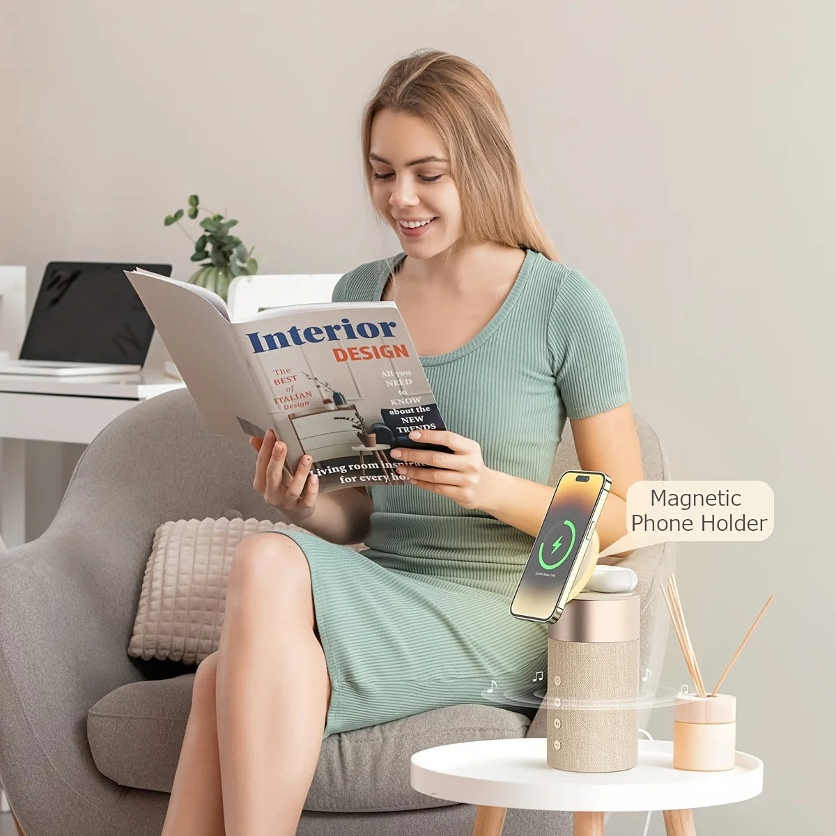 4-in-1 MagSafe Wireless Charger & Speaker