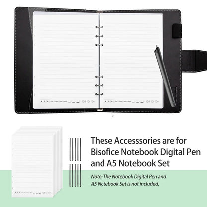 A5 Notebook Paper & Pen Refills Set