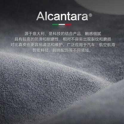 Italienische Alcantara MagSafe Brieftaschenhülle