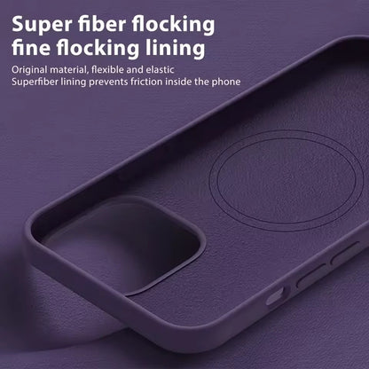 Luxury Liquid Silicone Magnetic Case