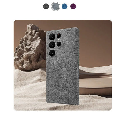 Magnetisches Wildlederetui