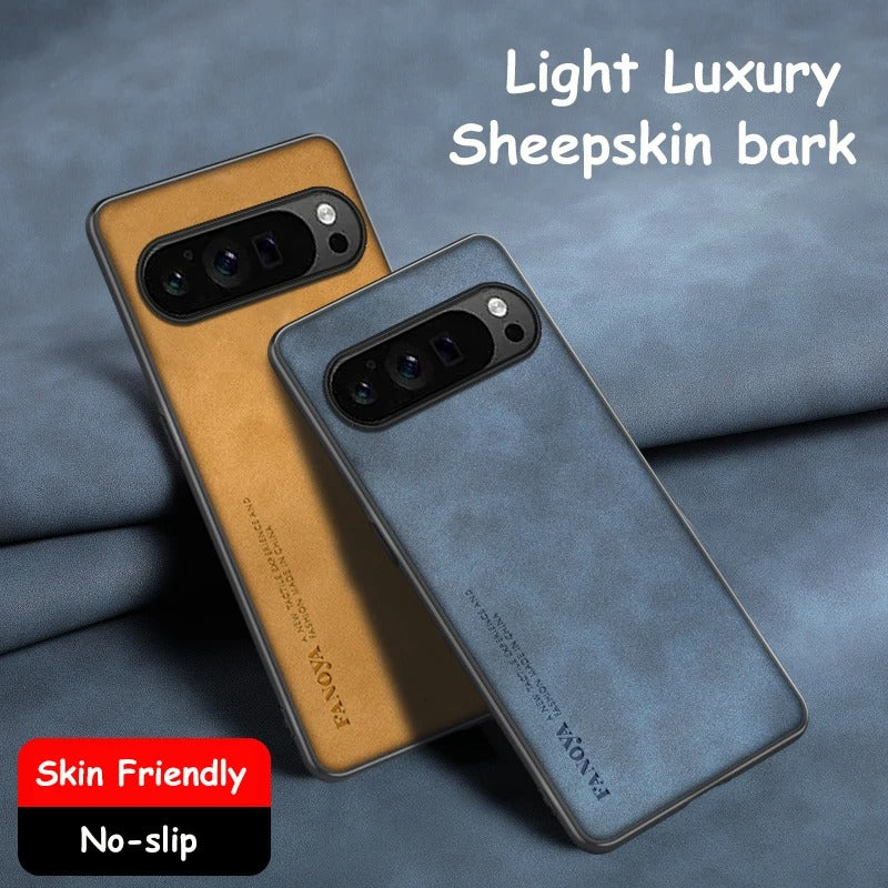 Sheepskin PU Leather Pixel Case