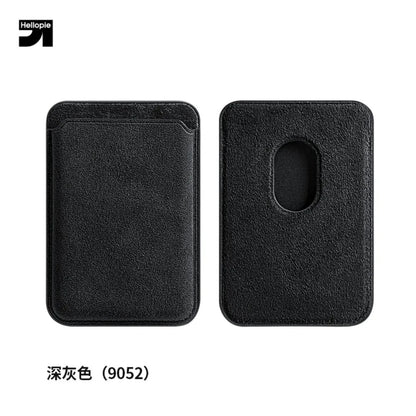 Italienische Alcantara MagSafe Brieftaschenhülle