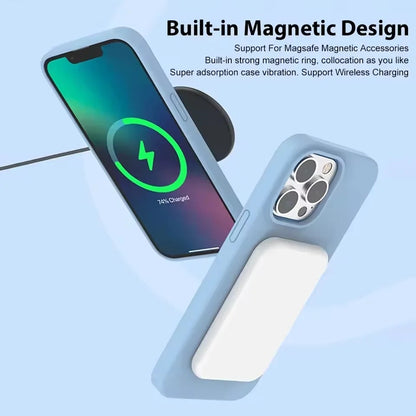 Luxury Liquid Silicone Magnetic Case