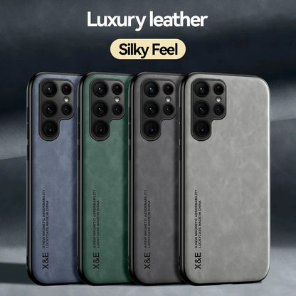 Sheepskin Magnetic Leather Case