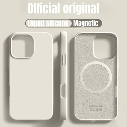 Luxury Liquid Silicone Magnetic Case