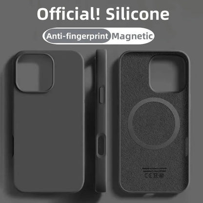 Luxury Liquid Silicone Magnetic Case