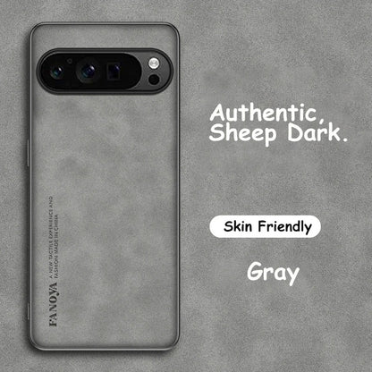 Sheepskin PU Leather Pixel Case