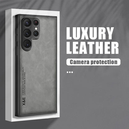 Sheepskin Magnetic Leather Case