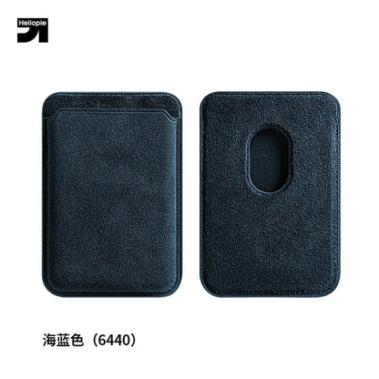 Italienische Alcantara MagSafe Brieftaschenhülle