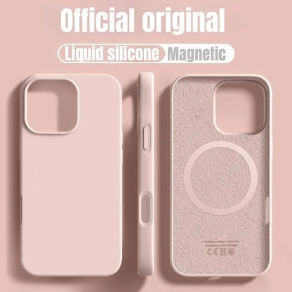 Luxury Liquid Silicone Magnetic Case