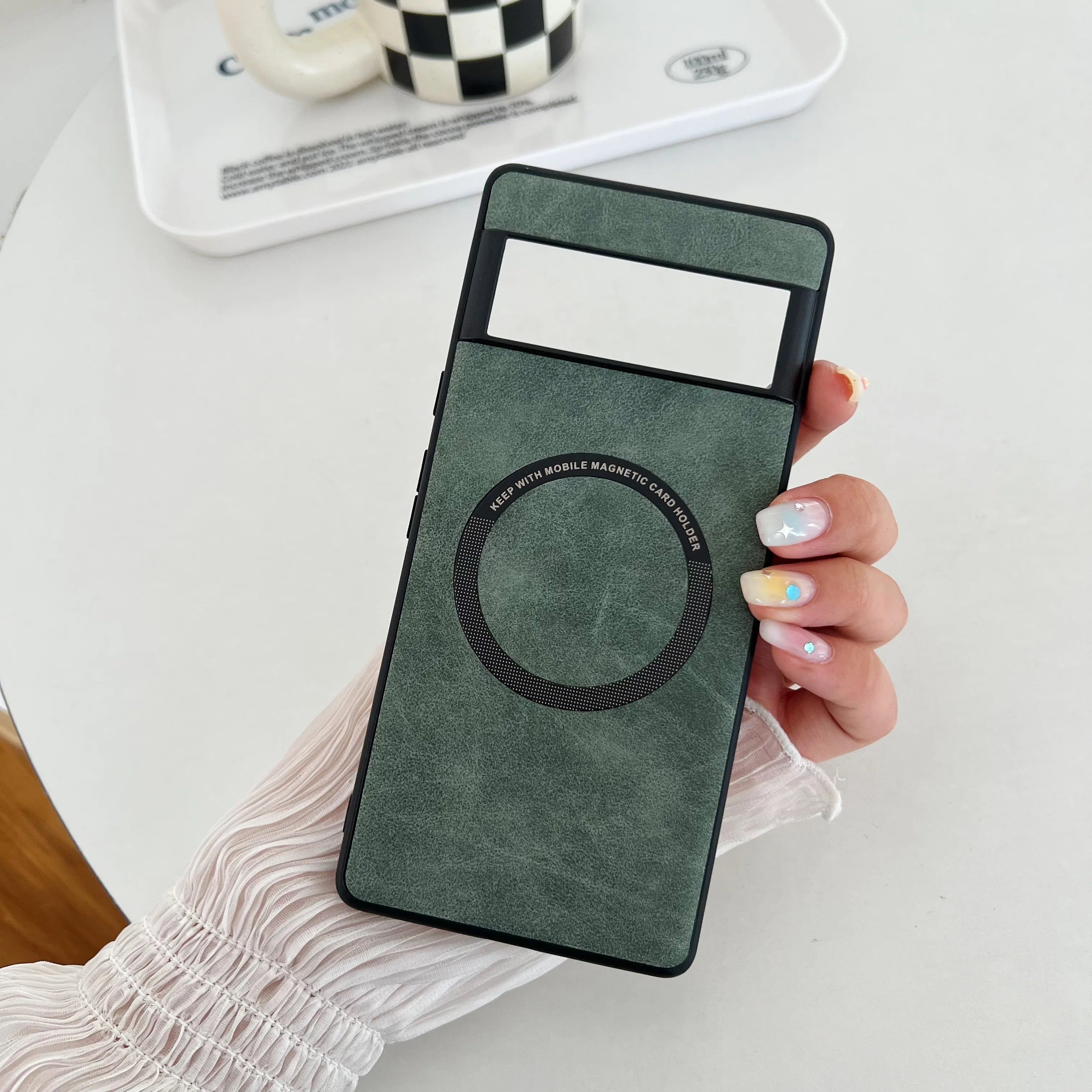 Google Vintage Lederhülle | "Caroline"