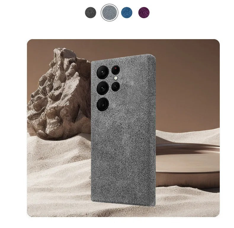 Magnetisches Wildlederetui